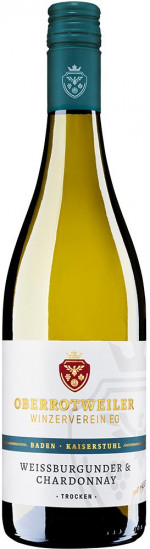 2025 Weissburgunder Chardonnay, 0,75 L, Region Kaiserstuhl, Baden trocken - Oberrotweiler Winzerverein