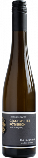 2018 Thörnischer Ritsch Riesling Auslese lieblich 0,5 L - Geschwister Köwerich Wein-Kultur-Gut