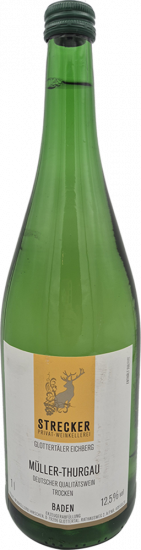 2020 Müller-Thurgau trocken 1,0 L - Weinkellerei Hirschen Glottertal