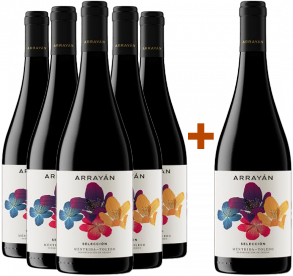 Aktionspaket 5+1 Arrayán Selección Tinto Bio - Bodegas Arrayán