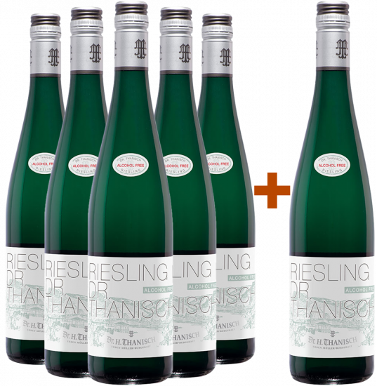 5+1 Paket Riesling alkoholfrei - Weingut Witwe Dr. H. Thanisch, Erben Müller-Burggraef
