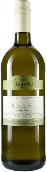 2024 Riesling trocken 1,0 L - Weingut Steigerhof