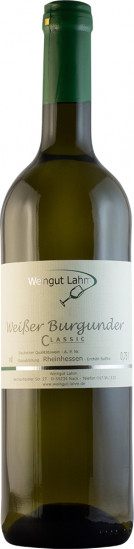 2022 Weißburgunder Qualitätswein Classic trocken - Weingut Steffen Lahm