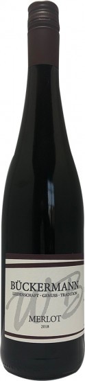 2018 Merlot -reife Beeren- lieblich - Weingut Bückermann