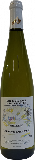 2024 Riesling Grand Cru Zinnkoepflé trocken - Domaine Jean-Claude Koehler et Fils