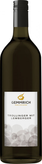 2020 Trollinger mit Lemberger halbtrocken 1,0 L - Weingut Gemmrich
