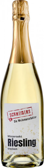 2020 Riesling Winzersekt Handgerüttelt brut - Weingut Weinmanufaktur Schneiders
