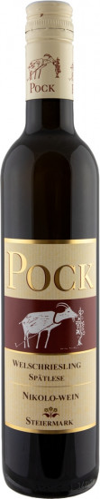 2019 Welschriesling - Nikolo-Wein lieblich 0,5 L - Weingut Pock