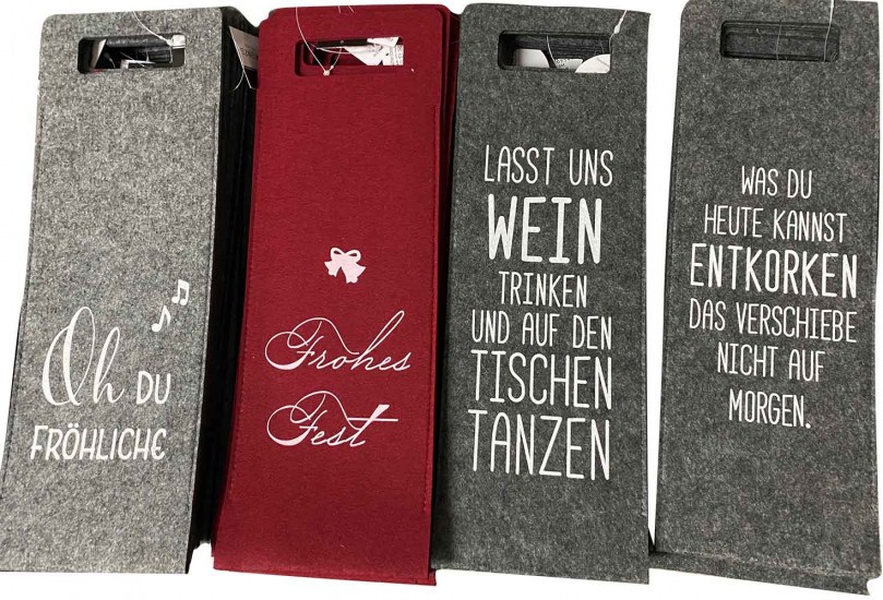 Hahn Palke Weihnachtspaket + 2 Geschenksocken mit Weihnachtsmotiv - Weingut Hahn Pahlke