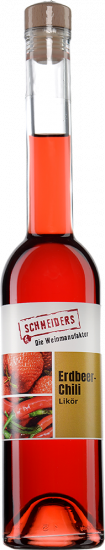 Erdbeer-Chili Likör 0,35 L - Weinmanufaktur Schneiders