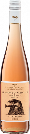 2025 Zeller Abtsberg Spätburgunder Weißherbst Kabinett lieblich - Weinmanufaktur Gengenbach