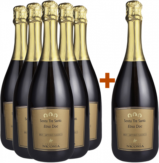 4+2 Paket Sosta Tre Santi Carricante Sicilia DOC - Cantine Nicosia