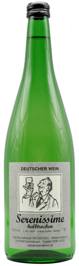 2022 Serenissime halbtrocken 1,0 L - Weingut Weisensee