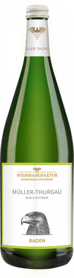 2024 Müller-Thurgau halbtrocken 1,0 L - Weinmanufaktur Gengenbach