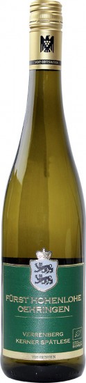 2018 Verrenberg Kerner VDP.Ortswein lieblich Bio - Weingut Fürst Hohenlohe-Oehringen