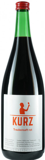 Traubensaft Rot - Weingut Kurz