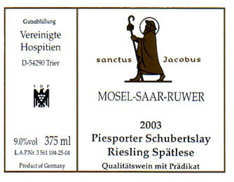 2019 Piesporter Goldtröpfchen Riesling Kabinett fruchtig lieblich - Weingut Vereinigte Hospitien