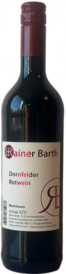 2024 Dornfelder Rotwein lieblich - Weingut Rainer Barth