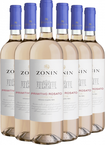 6er Paket Primitivo Rosato Puglia IGP - Casa Vinicola Zonin