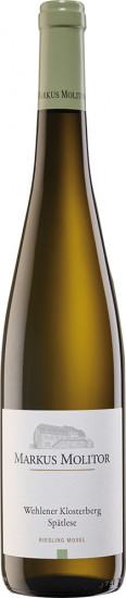2017 Wehlener Klosterberg Riesling grüne Kapsel Spätlese feinherb - Weingut Markus Molitor