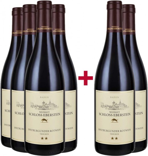 4+2 Paket Spätburgunder ** trocken - Weingut Schloss Eberstein