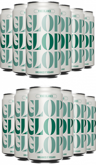 Aktionpaket 12 Glop Wine White Cataluña DO Bio - Glop Wines