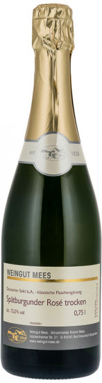 2022 SPÄTBURGUNDER ROSE WINZERSEKT B.A. NAHE trocken - Weingut Mees