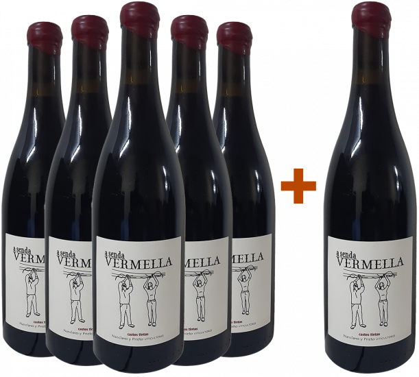 Pack Descuento 5+1 Nanclares A Senda Vermella Rías Baixas DO - Alberto Nanclares