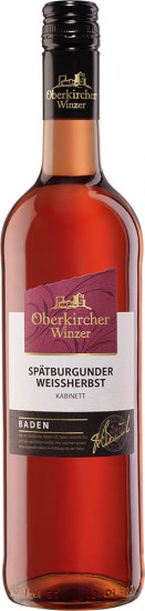 2022 Collection Oberkirch Spätburgunder Weißherbst Kabinett lieblich - Oberkircher Winzer