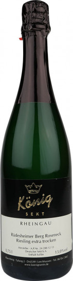 2022 Rüdesheimer Berg Roseneck Riesling Sekt extra trocken - Weingut Klaus u. Ursula König GbR