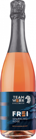FREI Sparkling Rosé entalkoholisiert - Teamwerk Esslingen