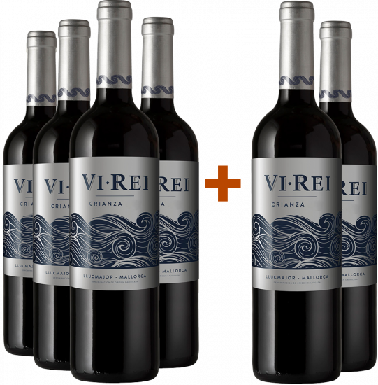 Pack Descuento 4+2 Vi Rei Crianza Plà i Levant DO - Bodegas Vi Rei