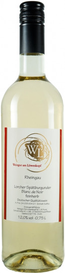 2020 LORCH Spätburgunder Blanc de Noir feinherb - Cuba am Rhein