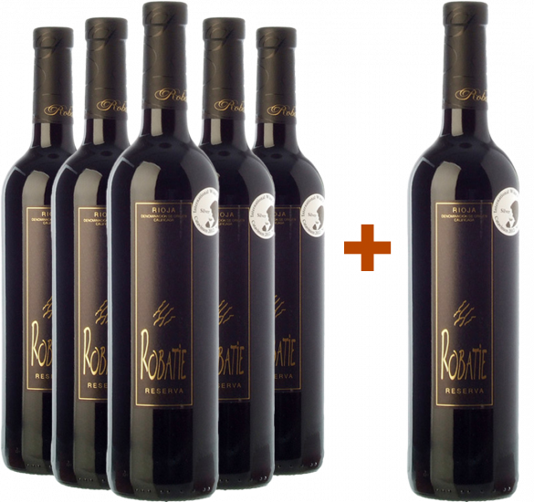 Pack Descuento 5+1 Robatié Reserva Rioja DOCa - Montealto