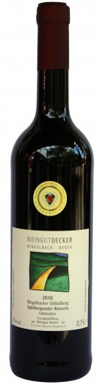 2010 Spätburgunder QbA halbtrocken - Weingut Decker