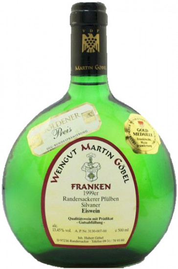 1999 Randersackerer Pfülben Silvaner Eiswein edelsüß 0,5 L - Weingut Martin Göbel