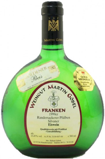 1999 Randersackerer Pfülben Silvaner Eiswein edelsüß 0,5 L - Weingut Martin Göbel