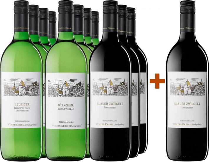 11+1 Winzer Krems 1,0ltr. Kennenlernpaket - Winzer Krems