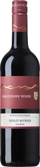 2024 Heppenheimer Merlot Rotwein trocken - Bergsträßer Winzer