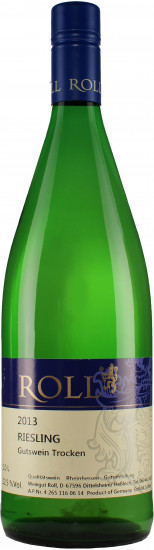 2020 Riesling Gutswein trocken 1,0 L - Weingut Roll