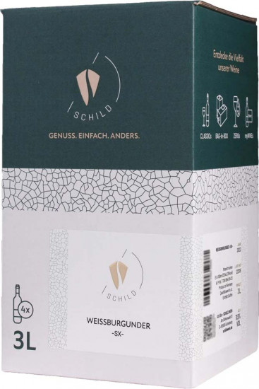 2024 Weissburgunder -SX- Bag-in-Box (BiB) trocken 3,0 L - SCHILD.WEIN