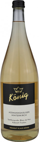 2024 Assmannshäuser Hinterkirch Spätburgunder Blanc de Noir Kabinett trocken 1,0 L - Weingut Klaus u. Ursula König GbR