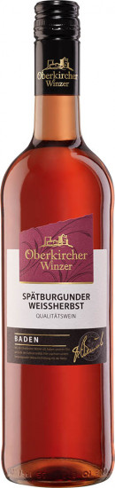 2022 Collection Oberkirch Spätburgunder Weißherbst lieblich - Oberkircher Winzer