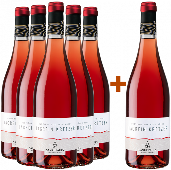 5+1 Paket Lagrein Kretzer Rosé Alto Adige DOC - SANKT PAULS Kellerei – Cantina