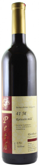 2012 Bermersheimer Seilgarten Rotwein mild QbA - Weingut Andreas und Heinfried Peth