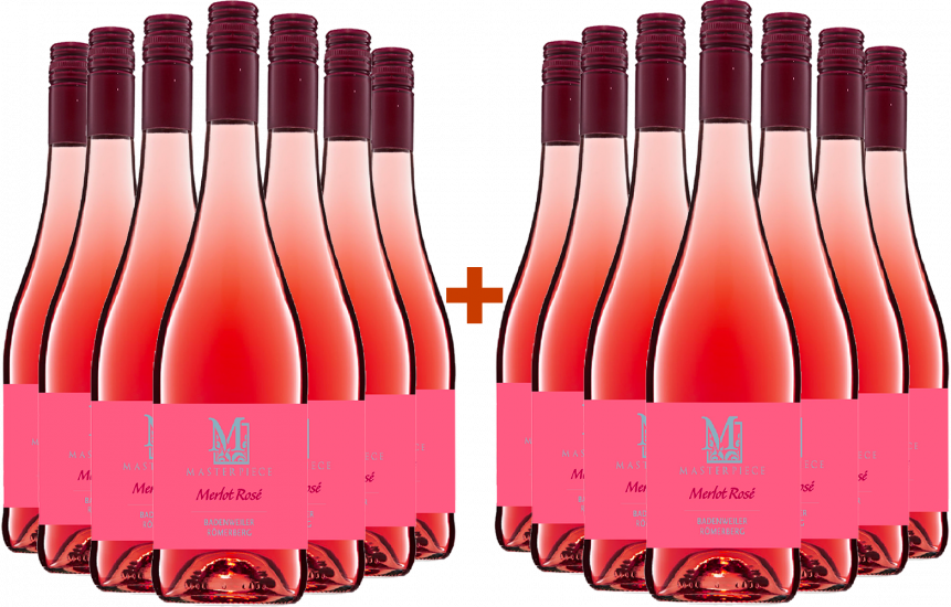 7+7 Paket Masterpiece Merlot Rosé - Haltinger Winzer eG