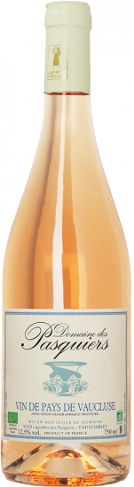 2025 Vin de Pays de Vaucluse IGP rosé trocken Bio - Domaine des Pasquiers