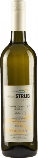 2021 Gewürztraminer trocken - Weingut Heiko Strub