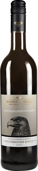 2019 Fessenbacher Spätburgunder Rotwein Kabinett halbtrocken - Weinmanufaktur Gengenbach