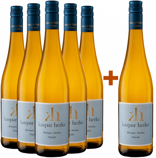 5+1 Paket Riesling CLASSIC - Weingut Kaspar Herke